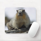 Tapis De Souris Marmot gonflé par jaune (Avec souris)