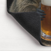 Tapis De Souris Marmotte avec chope de bière (Coin)