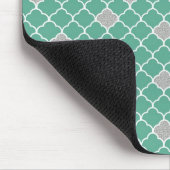 Tapis De Souris Marocain vert et argenté (Coin)
