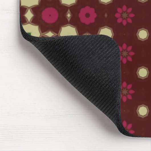 Tapis De Souris Maroon Floral mouse pad (Coin)