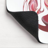 Tapis De Souris Maroon Majesty : Rustic Radiance Texté Africain (Coin)