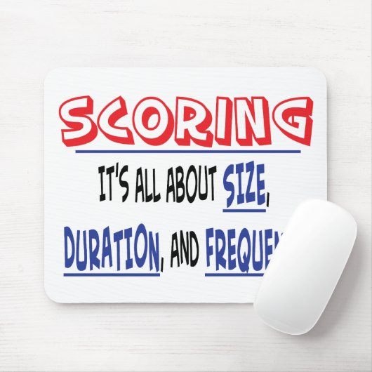 Tapis De Souris Marquant - taille, durée, et fréquence Mousepad (Avec souris)