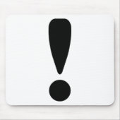 Tapis De Souris Marque d'exclamation (Devant)
