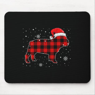 Tapis De Souris Marque Pour 50 Buffalo Plaid Bulldog