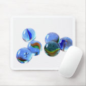 Tapis De Souris Marques bleues (Avec souris)