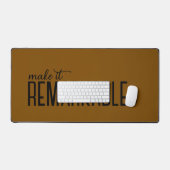 Tapis de souris marron (Clavier et souris)