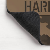 Tapis De Souris Marron Camouflage Monogrammé (Coin)