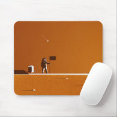 Tapis De Souris Mars débarquant Mousepad (Avec souris)