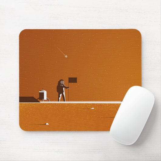Tapis De Souris Mars débarquant Mousepad (Avec souris)