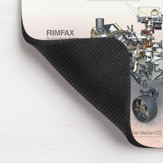 Tapis De Souris Mars La Persévérance Rover Avec Instruments (Coin)
