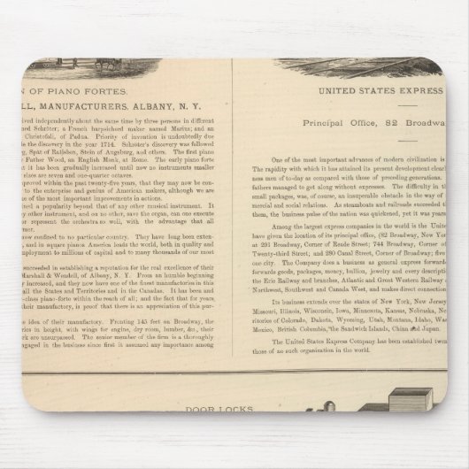 Tapis De Souris Marshall et Wendell, Fabricants (Devant)