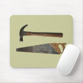 Tapis De Souris Marteau et pièces de scie (Avec souris)