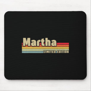 Tapis De Souris Martha Nom Cadeau Personnalisé Anniversaire Fun Ch
