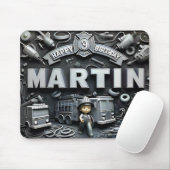 Tapis De Souris MARTIN ~ Fireboy ! ~ Mousepad (Avec souris)