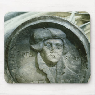 Tapis De Souris Martin Luther âgé 57 avec le Luther s'est levée