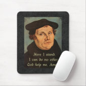 Tapis De Souris Martin Luther Ici Je Cite (Avec souris)