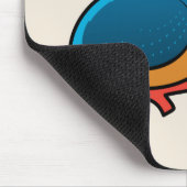 Tapis De Souris Martin-pêcheur de terrain communal de Birdorable (Coin)