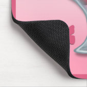 Tapis De Souris Martini papillon rose mousepad (Coin)