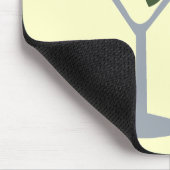 Tapis De Souris Martini Verre Mousepad (Coin)
