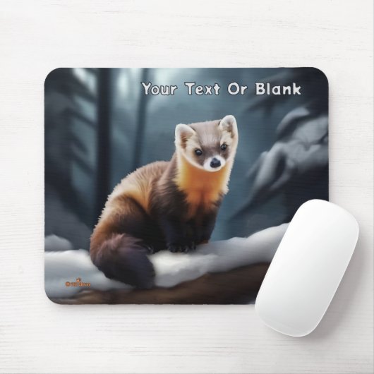 Tapis De Souris Martre d'Amérique (Avec souris)