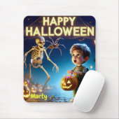 Tapis De Souris MARTY ~ Joyeux Halloween ~ Mousepad (Avec souris)