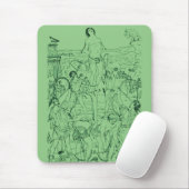 Tapis De Souris Martyre de saint Sébastien  (Avec souris)