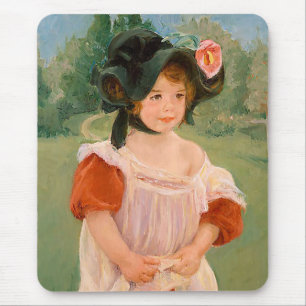 Tapis De Souris Mary Cassatt "Printemps : Margot debout dans un ja