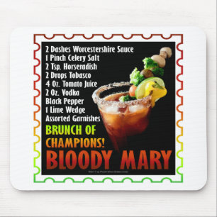 Tapis De Souris MARY SANGLANTE, Brunch des Champions