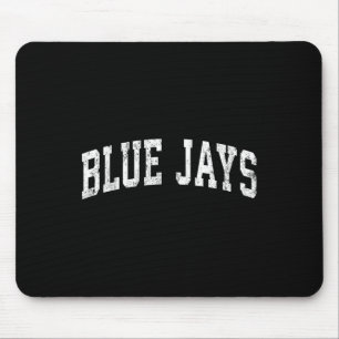 Tapis De Souris Mascotte Blue Jays Mascotte Vintage Athlétisme Nom