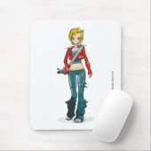 Tapis De Souris mascotte de Muza-chan (Avec souris)