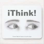 Tapis De Souris Masculine des yeux (Devant)