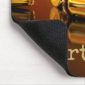 Tapis De Souris Masculine dorée des balles modernes (Coin)