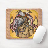 Tapis de souris Mask Firefighter (Avec souris)