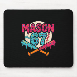 Tapis De Souris Mason 67 Drôle de crème glacée qui coule Mème Grap