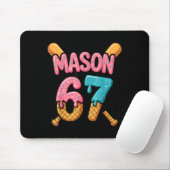 Tapis De Souris Mason 67 Ice Cream Drip Baseball  (Avec souris)