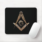 Tapis De Souris Masonic Minds (Golden) (Avec souris)