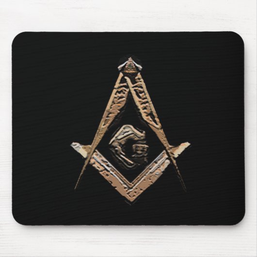 Tapis De Souris Masonic Minds (Golden) (Devant)