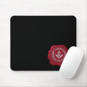 Tapis De Souris Masonic wax seal (Avec souris)