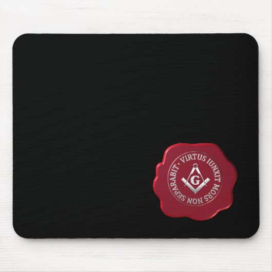 Tapis De Souris Masonic wax seal (Devant)