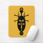 Tapis De Souris Masque africain (Avec souris)
