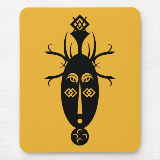 Tapis De Souris Masque africain (Devant)