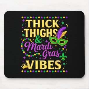 Tapis De Souris Masque de Fleur de Lis pour l'ambiance de Mardi Gr