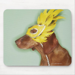 Tapis De Souris Masque de port de chien