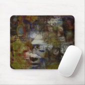 Tapis De Souris Masque fantôme surréaliste (Avec souris)