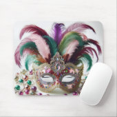 Tapis De Souris Masque Mardi Gras Bijoux (Avec souris)
