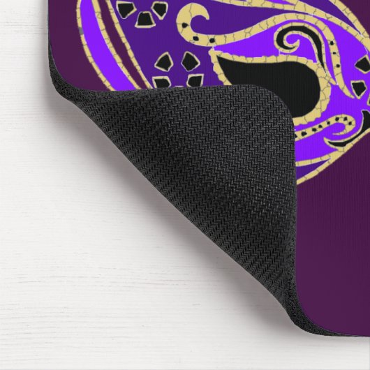 Tapis De Souris Masque masqué royal violet (Coin)