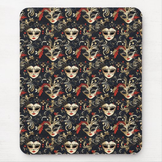 Tapis De Souris Masque noir (Devant)