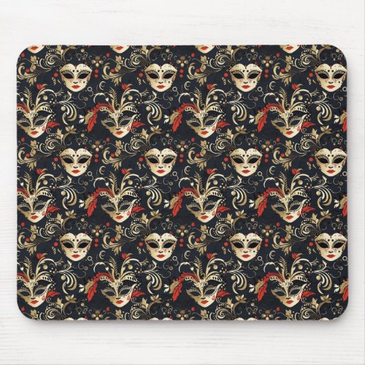Tapis De Souris Masque noir (Devant)