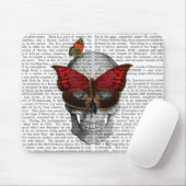 Tapis De Souris Masque papillon rose (Avec souris)