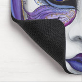 Tapis De Souris Masque pourpre de carnaval par PSOVART (Coin)
